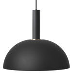 Dome Pendant - Black Socket / Black Shade