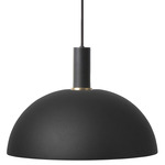 Dome Pendant - Black Socket / Black Shade