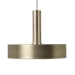 Record Pendant - Brass / Brass