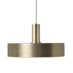 Record Pendant - Brass / Brass