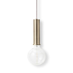 Collect Socket Pendant - Brass Socket