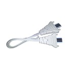 Ultra Slim Undercabinet Jumper Cable - White