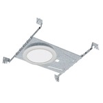 Multi Size Round New Construction Mounting Plate - Galvanized Steel
