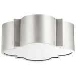 Wyatt Ceiling Light Fixture - Satin Nickel / Opal
