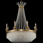 Tavo Chandelier - Winter Brass / Firenze Clear