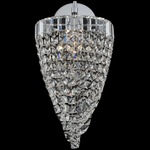 Mira Wall Light - Polished Chrome / Firenze Clear