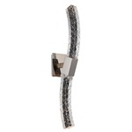 Athena Wall Sconce - Polished Nickel / Firenze Clear