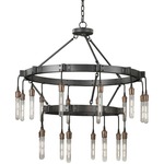 Stuyvesant Chandelier - Matte Gun Metal