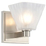 Weston Wall Light - Glazed Nickel / Frosted