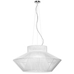 Koord 103 Outdoor Pendant - White / White - Koord