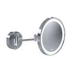 Baci Senior Double Arm Wall Mirror - Satin Nickel / Mirror