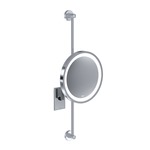 Baci Senior Slide Wall Mirror - Satin Nickel / Mirror