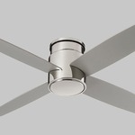 Oslo Hugger Ceiling Fan - Polished Nickel