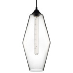 Marquise Grand Pendant - Black / Crystal