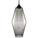 Marquise Grand Pendant - Black / Grey
