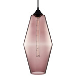Marquise Grand Pendant - Black / Fig
