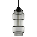 Muralla Pendant - Black / Grey