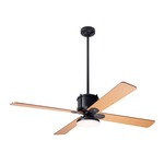 Industry DC Ceiling Fan with Light - Dark Bronze / Maple