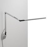 Z-Bar Mini Warm White 3500K LED Desk Lamp - Silver / Silver