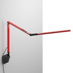 Z-Bar Mini Warm White 3500K LED Desk Lamp - Red / Red