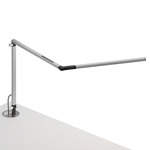 Z-Bar Mini Warm White 3500K LED Desk Lamp - Silver / Silver