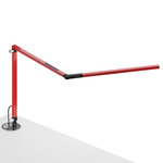 Z-Bar Mini Warm White 3500K LED Desk Lamp - Red / Red