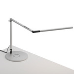 Z-Bar Mini Warm White 3500K LED Desk Lamp - Silver / Silver