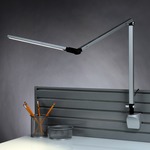 Z-Bar Slim LED Desk Lamp - Silver