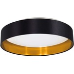 Maserlo Ceiling Light Fixture - Satin Nickel / Black / Gold
