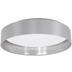Maserlo Ceiling Light Fixture - Satin Nickel / Grey / Silver