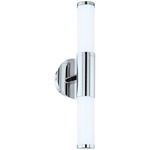 Palmera 1 2-Light Wall Sconce - Chrome / Opal