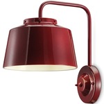 50s Wall Light - Refined Bordeaux