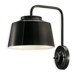 50s Wall Light - Refined Black