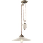 Ceramica Colors Counterweight Pendant - Refined White
