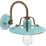 Country Wall Light - Vintage Light Blue