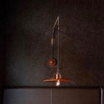 Country Hanging Wall Light - Refined Orange