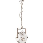 Industrial Spot Light Pendant - Vintage White