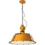 Industrial Rivets Pendant - Vintage Yellow
