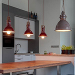Industrial Dome Pendant - Vintage Grey