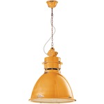 Industrial Dome Pendant - Vintage Yellow