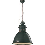 Industrial Dome Pendant - Vintage Black