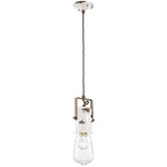 Urban Adjustable Pendant - Vintage White / Clear