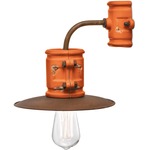 Urban Shade Wall Light - Vintage Orange