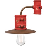 Urban Shade Wall Light - Vintage Red