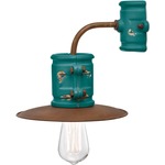 Urban Shade Wall Light - Vintage Green