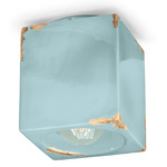 Vintage Square Ceiling Light Fixture - Vintage Light Blue