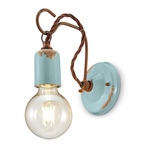 Vintage Hook Wall Light - Vintage Light Blue