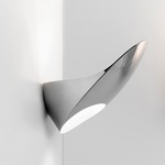 Garbi Wall Sconce - Aluminum/White