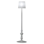 Ali & Baba Floor / Wall Lamp - White Fabric / Glossy White Ceramic