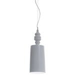 Ali & Baba Pendant - Glossy White / Glossy White Ceramic